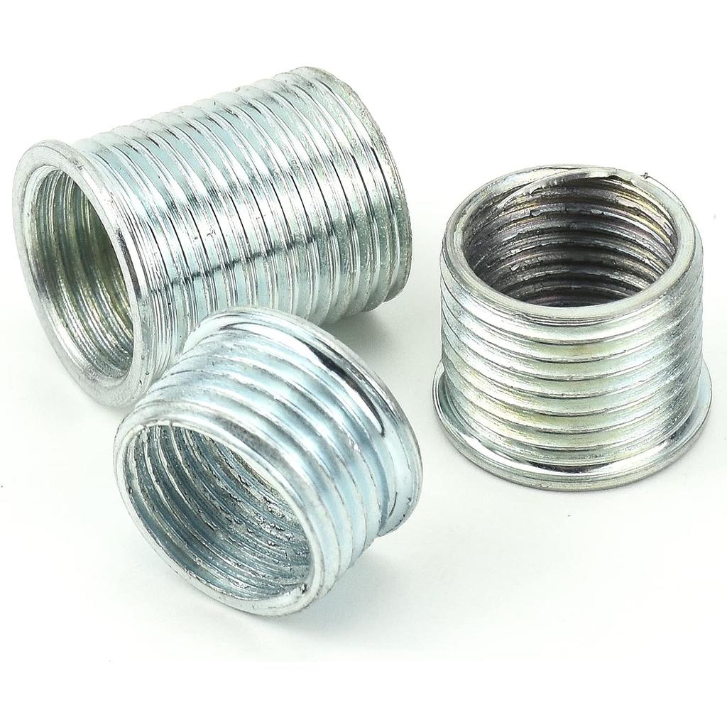 5-teiliges Zündkerzengewinde-Reparaturset, Zündkerzenhalter mit Gewinde und 4 Zündkerzeneinsätzen zur Reparatur von 14-mm-Zündkerzen