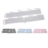 3 Pieces Baby Bed Rail Bumper Split Type Infant Bed Soft Guard Sleeve Bubble Velvet Fabric Edge Prot