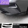 New Front Bumper Side Corner Protector Sticker Trims ABS Front Bumper Corner Strip FOR GEELY EMGRAND 2022-2025 Exterior Accessor