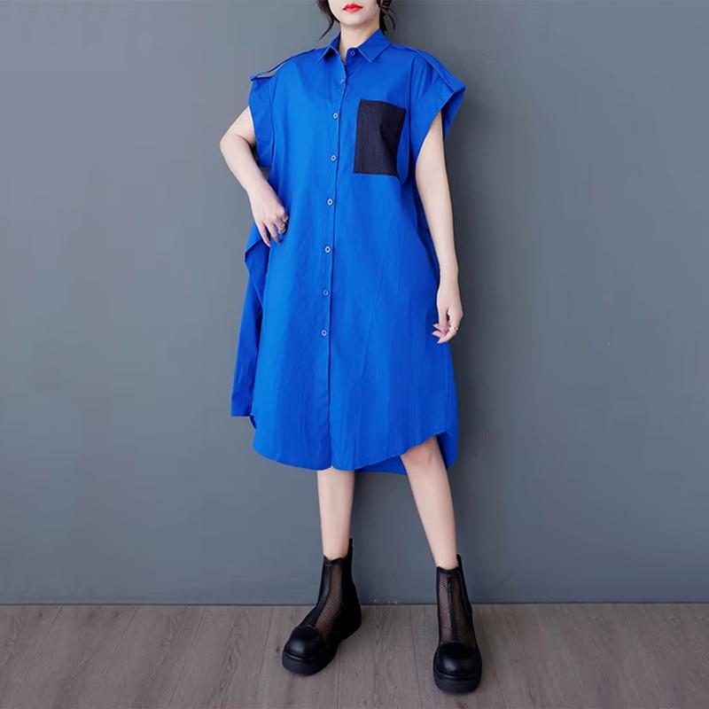 Xitao Einreiher Ärmelloses Kleid GYX1633