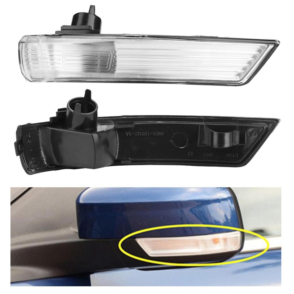 Coppia di Copri Lente Indicatori di Direzione Specchietto Retrovisore per Ford Focus 2008 -2018