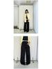 Yuyi Spring 2026 Women's American Style Wide-Leg Casual Pants with Single Pocket