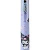 Sanrio Sarasa Multi Kuromi Ballpoint Pen Mechanical Ink 283321 4-Color & Pencil, Colors Black, Blue, Red, Green, 0.5mm,