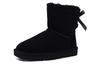 UGG Mini Continuity Bow Fleece Lined Black Women's 1110705-BLK