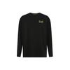 EA7 Logo Solid Long Sleeve T-Shirt Men Tops Black 6KPT14-PJ6RZ-1200