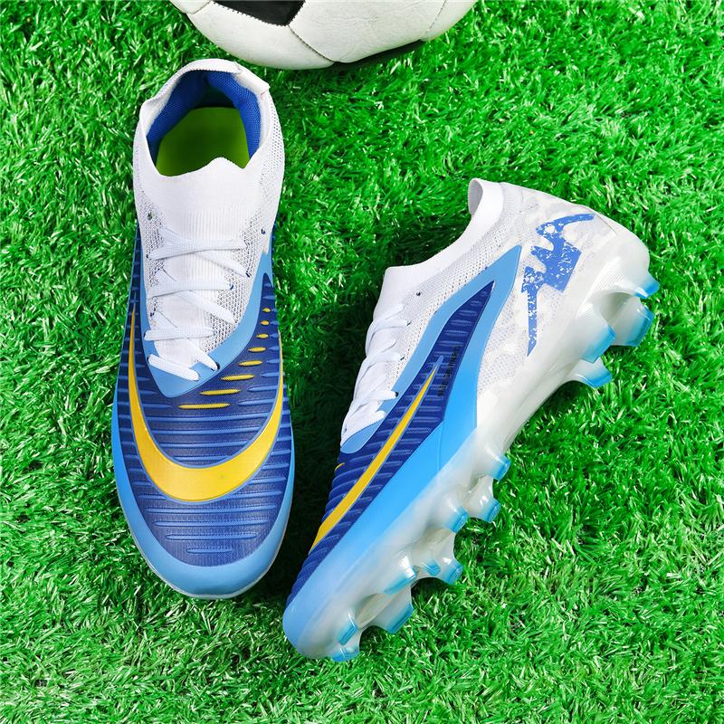 Męskie Buty Piłkarskie FG Sneakersy Tenisowe Dla Dorosłych Codzienne Oddychające Długie Kolce Wysokiej Jakości Męskie Buty Piłkarskie Zewnętrzne Buty Piłkarskie