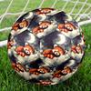 Good Night Dogs Indoor Soccer Ball Size 5 Colorful All Ages Machine Stitched PVC Competition Ready Durable High-Bounce