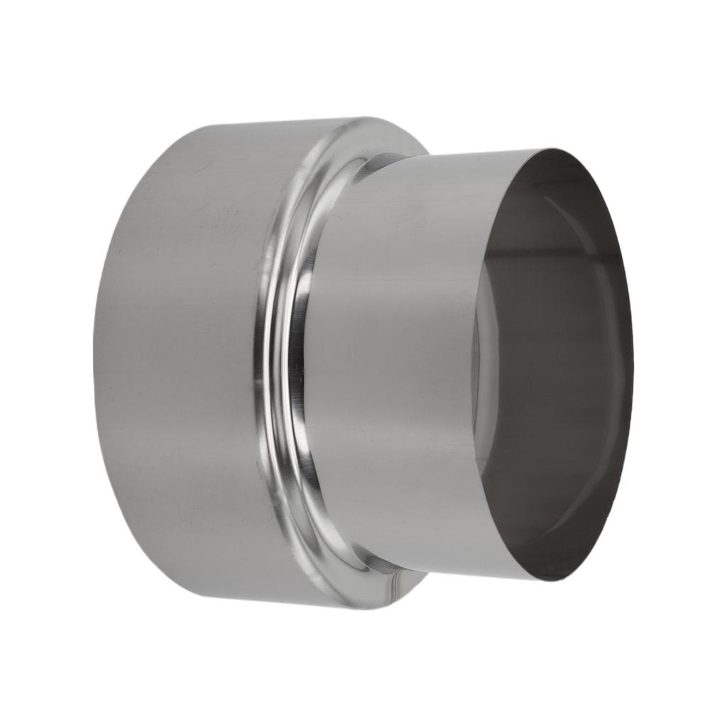 120mm To 100mm Stainless Steel Heat Resistant Chimney Reducer with Secure Seam for Stable and Efficient Ventilation