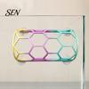 Corn Snake Activity Toy Reptile Honeycomb Climbing Shelf, Suction Cup Tunnel Hide, Rest Platform Terrarium Landscaping Decor for Ball Python, Lizard,