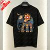 Floral Elephant Unisex TShirt Mexico Style Boho Folk Art Graphic Tops Heritage Classics Casual Style Cotton Tee Women Clothes