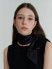 LOVE ME MONSTER Essential Long Silk Scarf_Bk (L233Msf010)