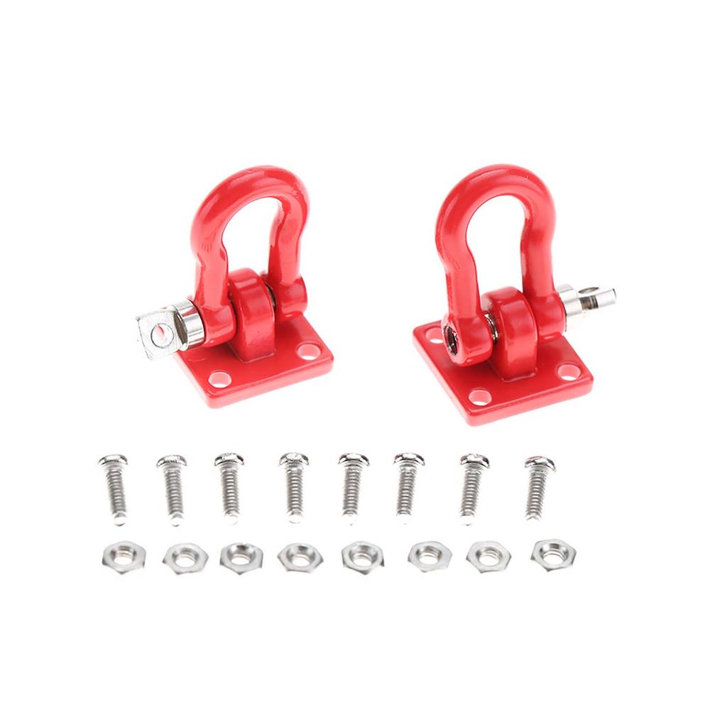 4PCS   Lock Catch for RC Climbing Crawler Car Assemble Replace Parts Red