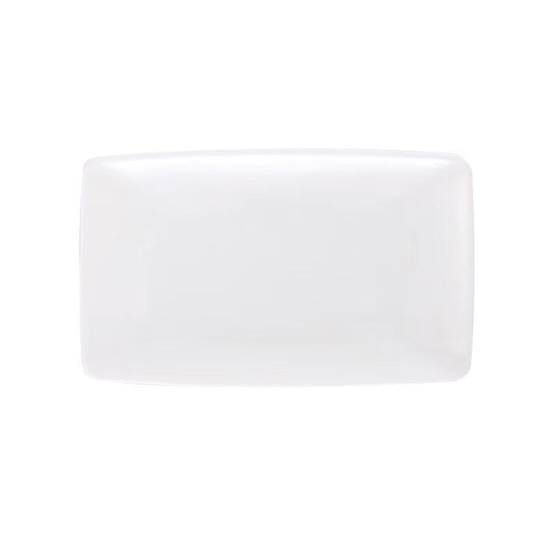 Homeglen Rectangular Ceramic Plate Tray (45% Bone China)