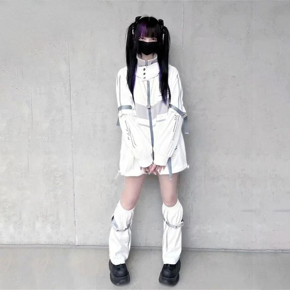 Vestes streetwear BF pour femmes, vêtements d'extérieur surdimensionnés à la mode décontractée vintage Y2k, manteaux à capuche de couleur contrastée
