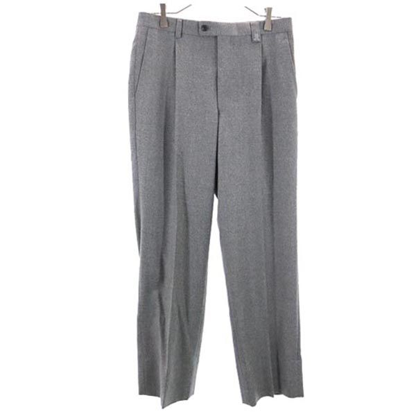 LANVIN Made in Japan wool Slacks pants 79 gray Men's Used