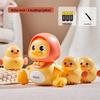 Children's Musical Crawling Duck Toy with Magnetic Suction and Lights for Early Education