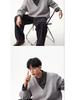 Autumn Faux Two-Piece Hoodie - Unisex Korean Style Loose Pullover with Shirt Collar