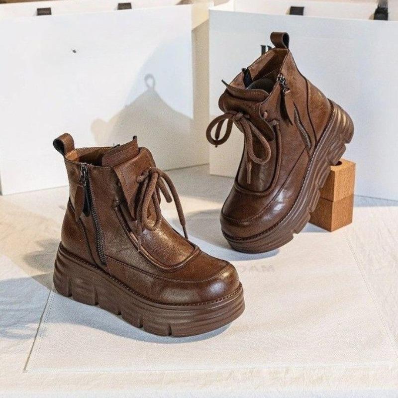 New Style Thick-soled Shoes with Anti-slip Function, Casual and Versatile Short Boots for Women Devotion