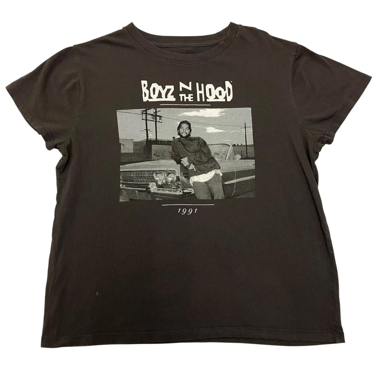 Boyz N The Hood 1991 Ice Cube T Shirt Large Black Movie Graphic Hip Hop XXXXL