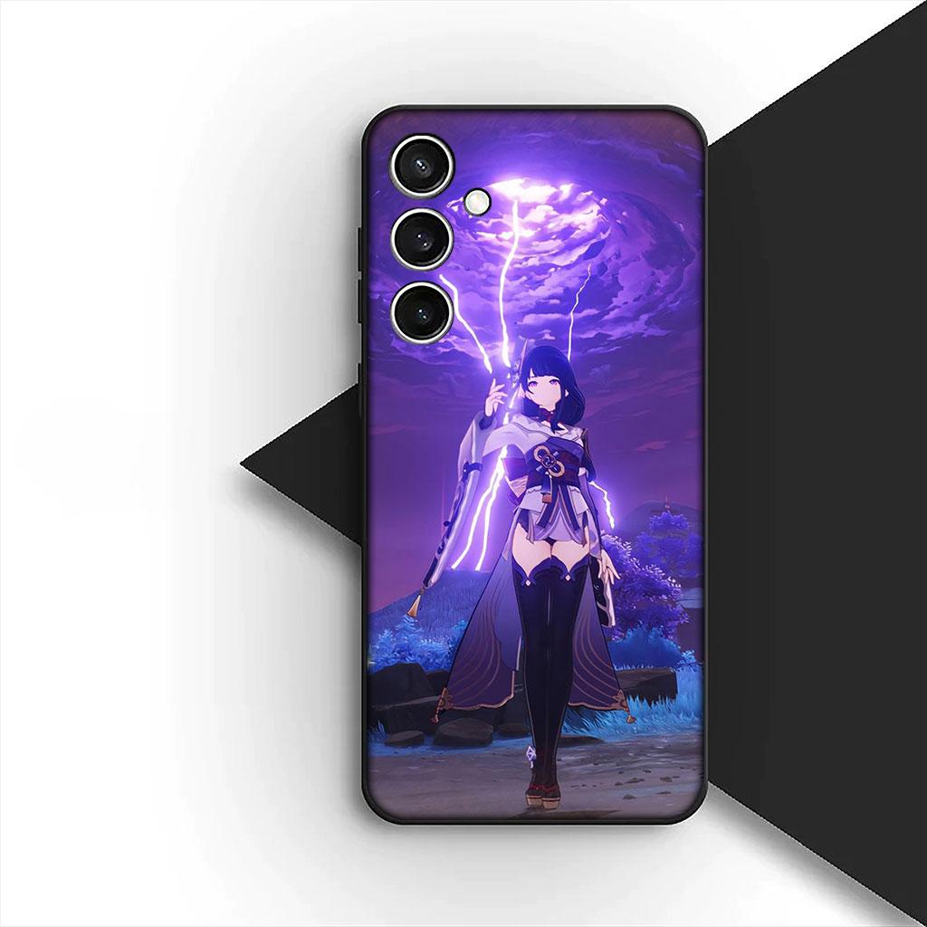 Genshin Baal Raiden Shogun Impact Phone Cover Soft Case for Xiaomi Redmi 15 15C A4 A5 9A 9C NFC Note 9 8 9T 5G Casing