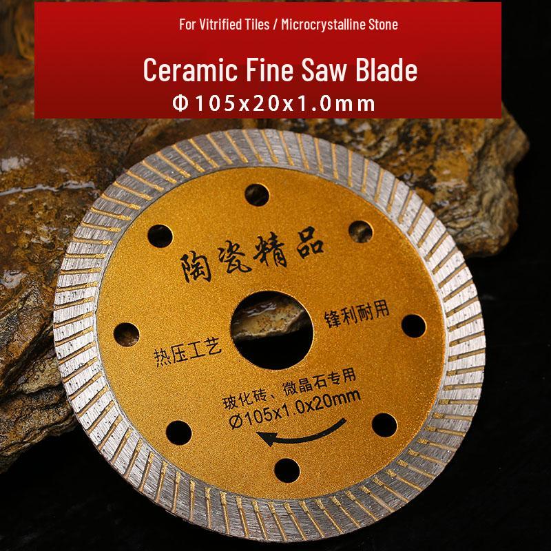Diamond Saw Blade for Marble and Ceramic Tile Cutting, 100mm Circular Blade for Angle Grinders