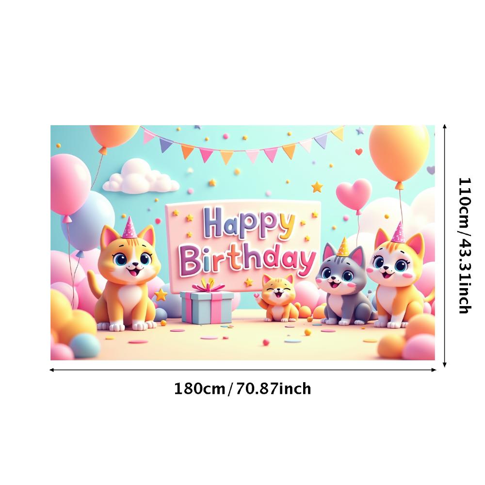 Party Backdrop Reusable Photo Prop  Shower Backdrop Large Animal Backdrop For Themed Party Kids’ Event Outdoor Gathering