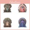Garden Fairy Door Wooden Decor With Fairy Tale Design For Home And Living Room Decor