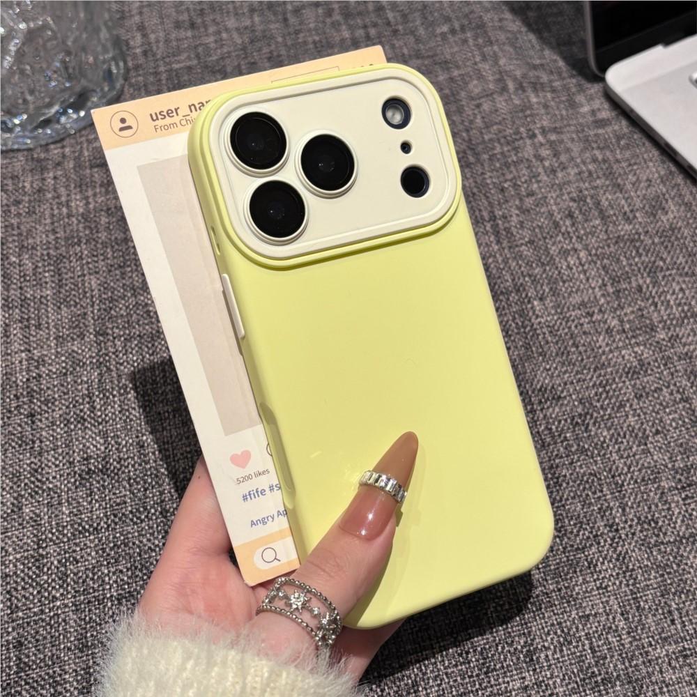 Camera Protect Case for iPhone 17 Air 16 15 14 Plus 13 12 11 Pro Max Candy Hit Color Silicone Soft Matte Shockproof Cover