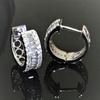 Classic Simple Earrings For Women, Inlaid With Geometric Zircon Jewelry, Fashionable And Explosive Temperament Earrings