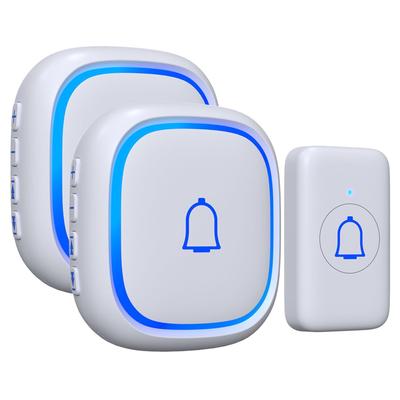 SleeZOO Wireless IP66 Waterproof and Transmitter and Wireless No Installation Light Loud Can Be Heard 300M Wireless Sound and Light Memory Blue 7