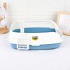 Bandeja para Arena de Gato Caja de Arena Contenedor de Lados Altos para Animales Pequeños Resistente Desmontable