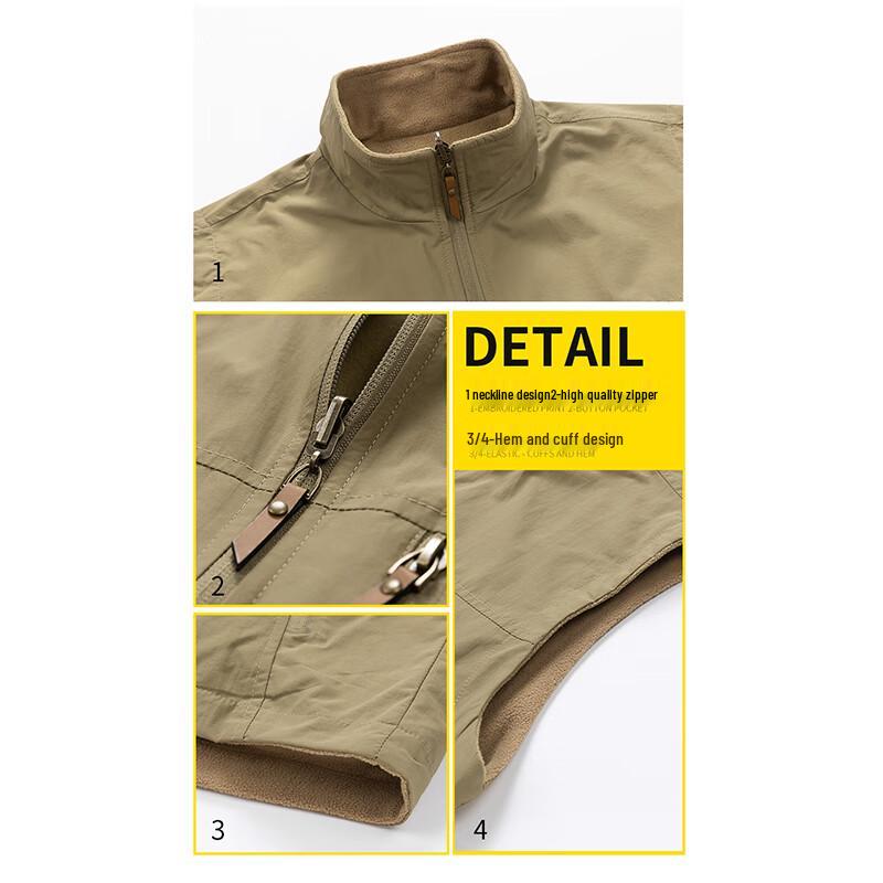 Jeep Men's Reversible Fleece-Lined Windproof Vest