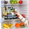 2 Sizes Lazy Susan Turntable Spinning Spice Rack Organizers Multifunctional Round Clear Rotating Cosmetic Containers