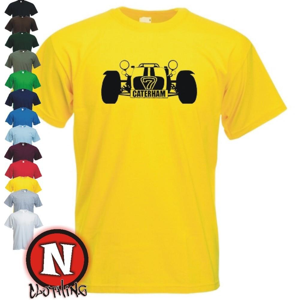 Caterham Super 7 T-Shirt Klassisch Auto Britisch SPORTS Auto Track Tag Rennen