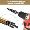 5 In 1 Air Conditioner Copper Pipe Expander Swaging Drill Bit Set Swage Tube Expander Swaging Flaring Tools For HVAC Repair