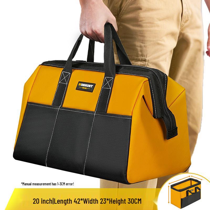 Everwinner Wear-resistant Electrician Tool Bag - Multifunctional, Portable, Thickened Repair Canvas