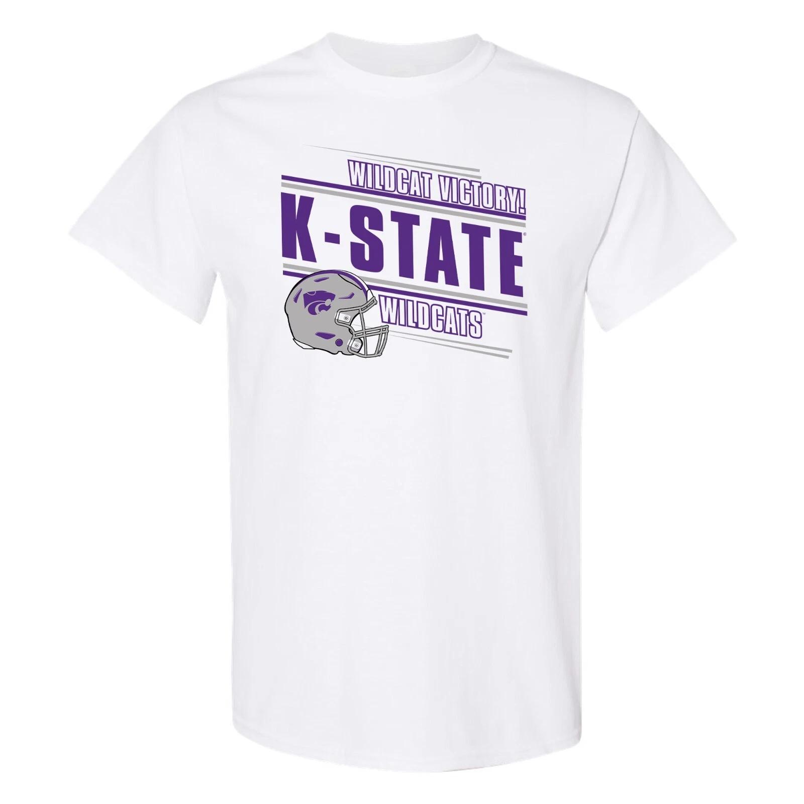 Kansas State Wildcats Action Cheer T-Shirt - White 2XL