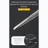 4Pcs Straight/Curved Tips Stainless Steel Tweezers Long Handle Cooking Clamps  Bonsai Care
