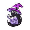 Creative Cartoon Purple Kitten Butterfly Wings Brooch - Cute Bag & Clothing Accessory
