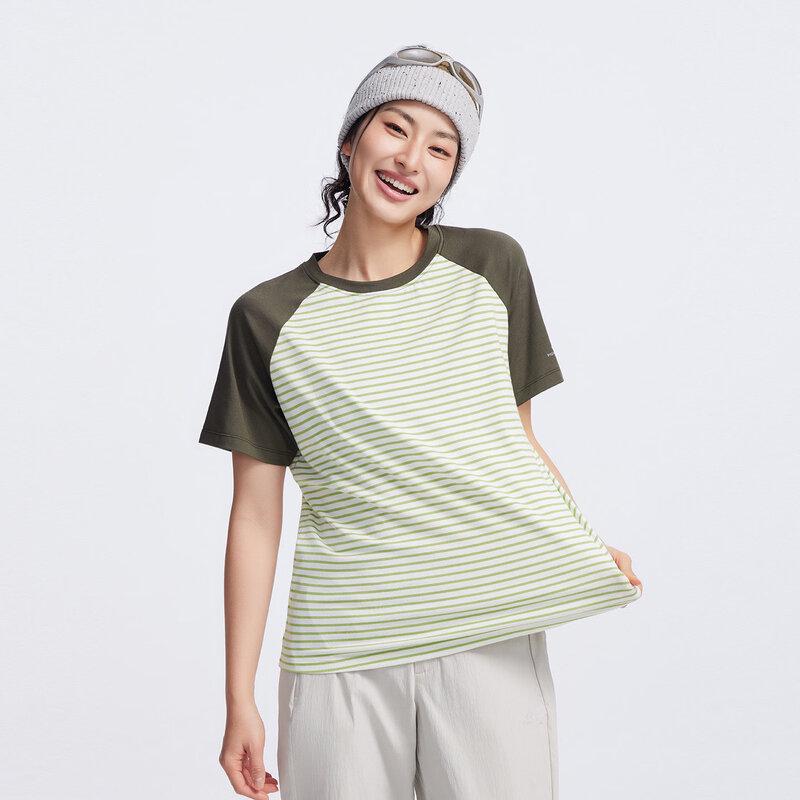 Pioneer Camp Women s Striped Short Sleeve Crew Neck T-shirt S