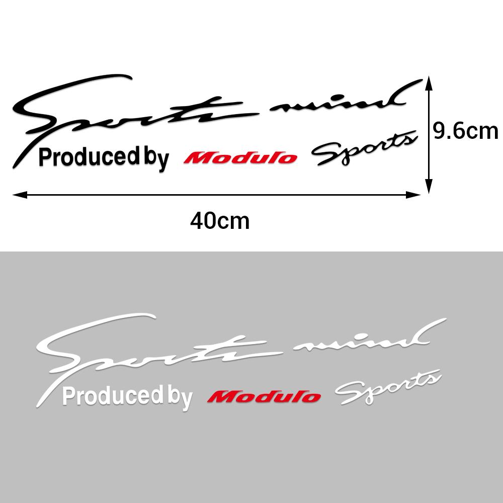 Sport Letter Car Stickers Emblem Badge Decal Auto Automobile Bonnet Sticker For Honda Fit Civic Jazz CITY Accord CR-Z VTEC Vezel IQ1