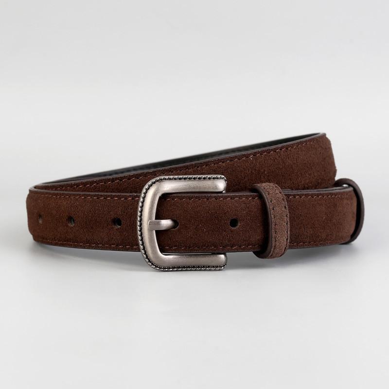 Leather Belt Women Cowhide Casual Dress Belt For Work And Daily Wear