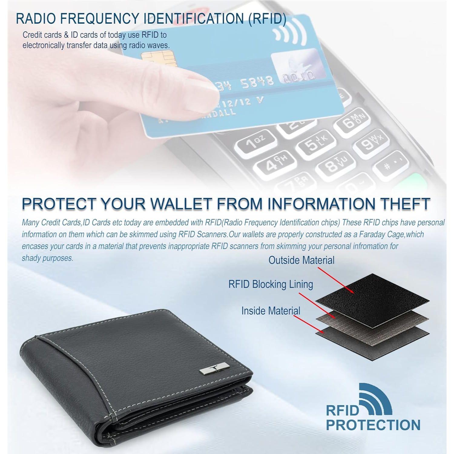 Серый кожаный мужской кошелек Oliver — фото 6