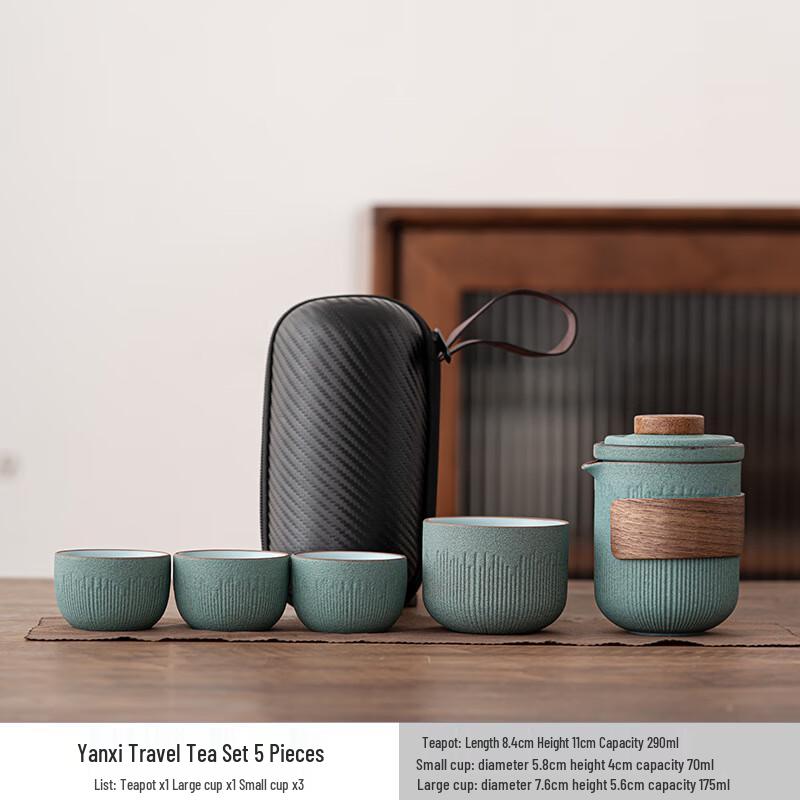 Yanxi Portable Ceramic Travel Tea Set