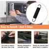 4Pcs DE61-00048A Key Spring, Microwave Door Latch Spring Replacement, Black