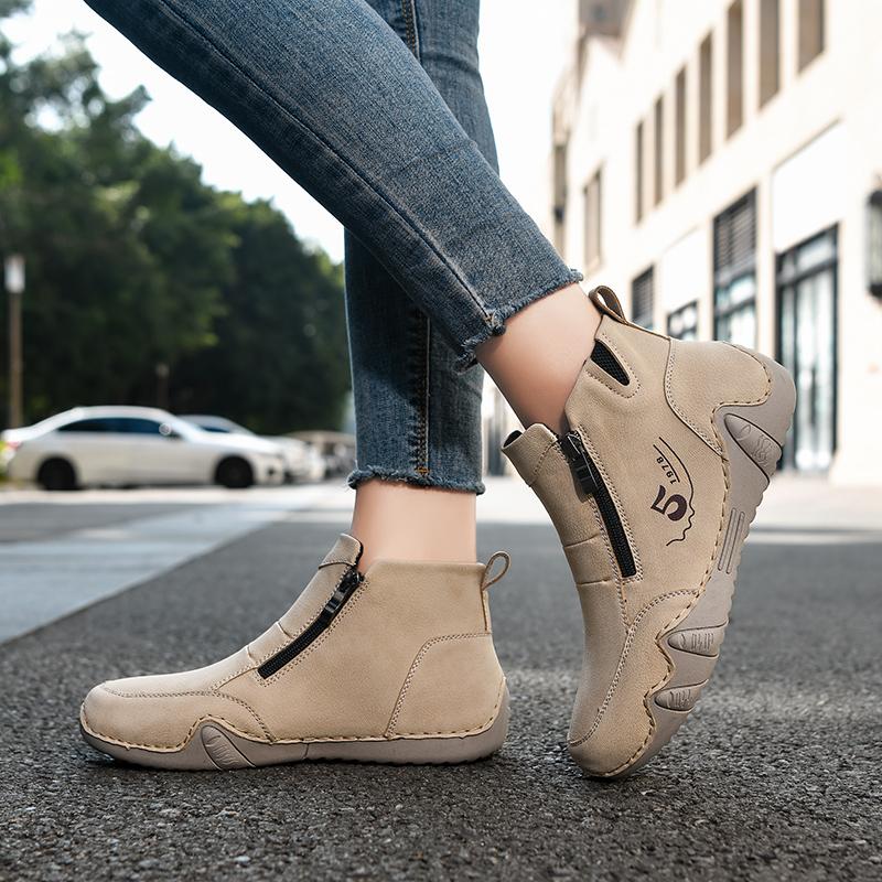 Nowe Wiosenne Damskie Botki Outdoorowe Codzienne Buty do Chodzenia Modne Wygodne Damskie Buty Wysokie Jesienne Damskie Trampki