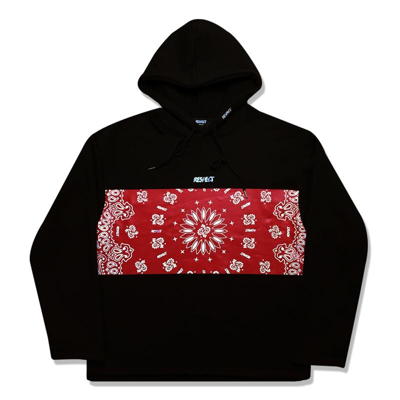 Respect Bandana Respect Hoodie Red M