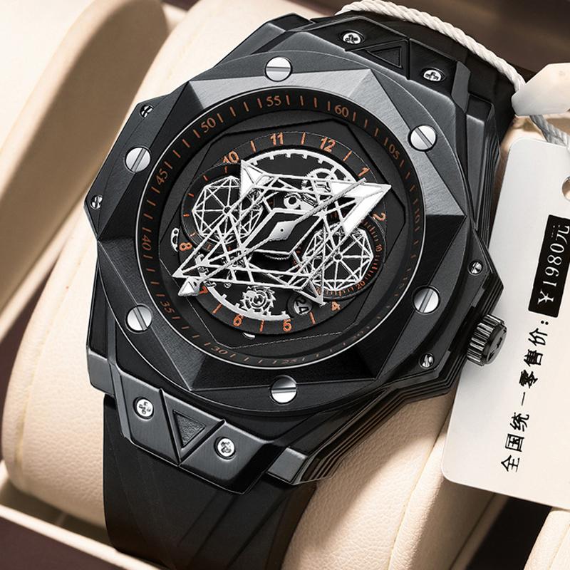 

QINGXIYA Новые Кварцевые Часы Для Мужчин Топ Бренд Роскошная Мода Бизнес Мужские Наручные Часы Силиконовый Ремешок Водонепроницаемые Спортивные Часы Мужские