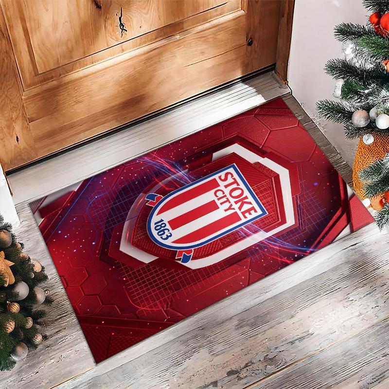 Tappeto in Velluto di Cristallo con Stampa del Southampton Football Club, Comodo Assorbente d'Acqua Antiscivolo per Pavimenti Interni