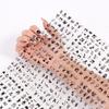 Gold 3D Self-Adhesive Full Cover Nail Stickers for Kids - Wearable Manicure Decals